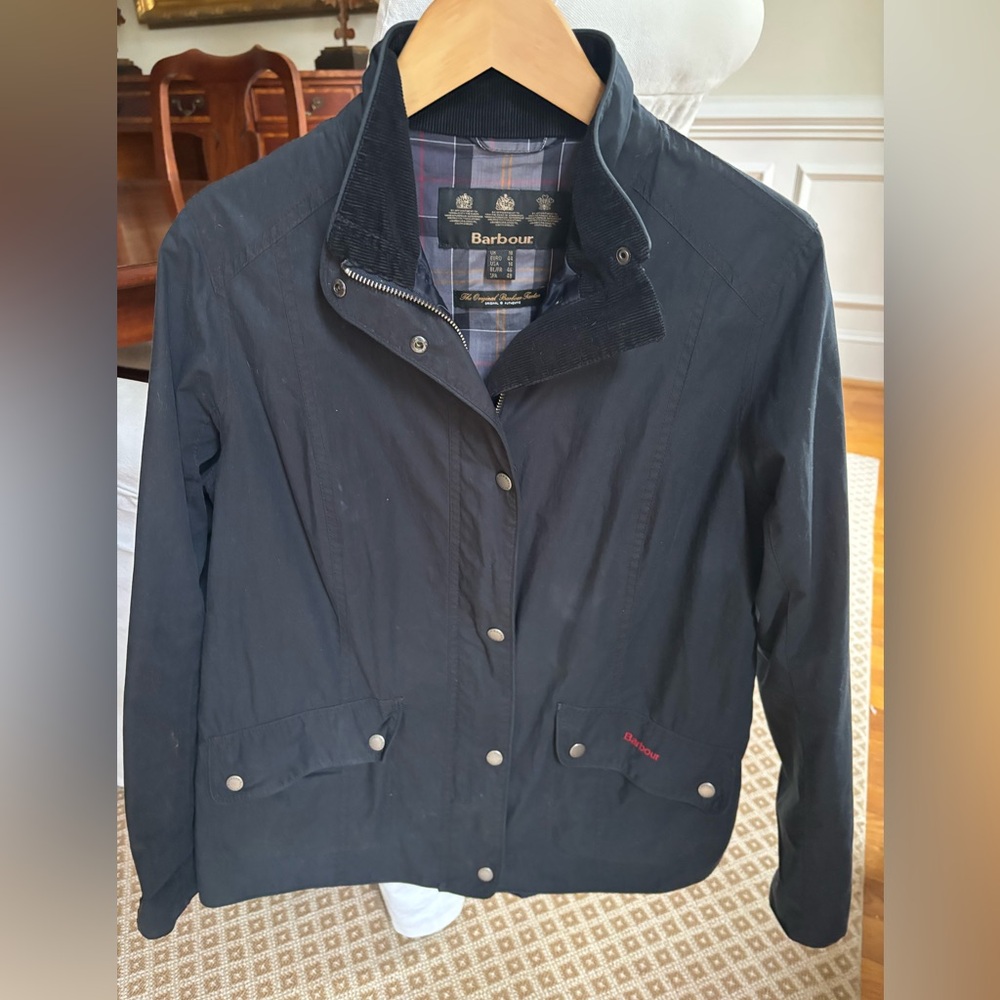 Barbour lined light weight jacket